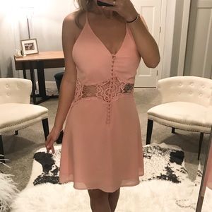 Button Up Lace Dress